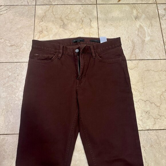 Banana Republic Slim Traveler Jean in Burgundy - Picture 3 of 5